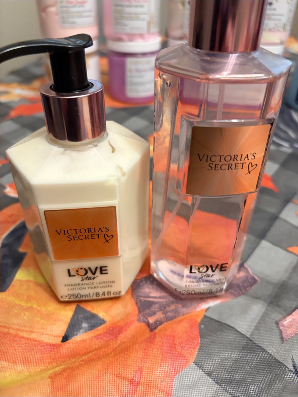 Victoria's Secret 'LOVE' Fragrance Body Mist 250ml/8.4fl &Lotion 8.4 Oz Rare